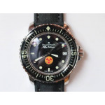 Fifty Fathoms SS "No Radiation" 1:1 Limited Edition Black Dial Sail-canvas Strap A2836 (Free Extra Strap)  ZF