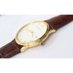 Villeret 6651 YG 1:1 Best Edition White Dial Brown Leather Strap A1151 ZF