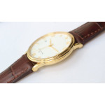 Villeret 6651 YG 1:1 Best Edition White Dial Brown Leather Strap A1151 ZF