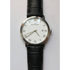 Villeret 6651 SS 1:1 Best Edition White Dial Brown Leather Strap A1151 ZF