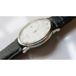 Villeret 6651 SS 1:1 Best Edition White Dial Brown Leather Strap A1151 ZF