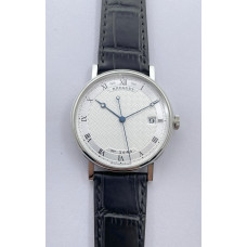  Classique Ref 5177 SS White Dial Leather Strap MKF A2892