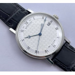  Classique Ref 5177 SS White Dial Leather Strap MKF A2892