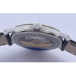  Classique Ref 5177 SS White Dial Leather Strap MKF A2892