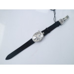 Reine de Naples 8918BB SS 1:1 Best Edition White MOP Dial Diamonds Bezel Black Fabric Strap A537 ZF