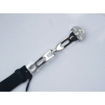 Reine de Naples 8918BB SS 1:1 Best Edition White MOP Dial Diamonds Bezel Black Fabric Strap A537 ZF