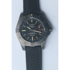 Avenger GMT PVD 1:1 Best Edition Black Dial Black Nylon Strap A2836 GF