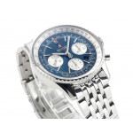 Navitimer Chronograph 43mm SS Case Blue Dial Bracelet BLS Asia 7750