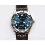 Navitimer 8 Automatic 41mm 1:1 Best Edition Blue Dial Leather Strap A2824 ZF