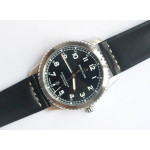 Navitimer 8 Automatic 41mm 1:1 Best Edition Black Dial Leather Strap A2824 ZF