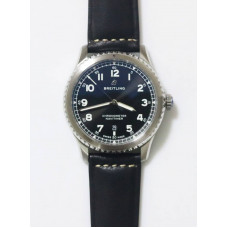 Navitimer 8 Automatic 41mm 1:1 Best Edition Black Dial Leather Strap A2824 ZF