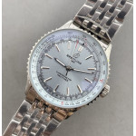 Navitimer 41mm SS Case Ice Blue Dial Bracelet BLS A2824