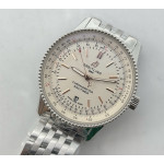 Navitimer 1 41mm SS Case White Dial Bracelet TF A2824