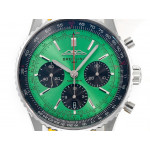 Navitimer B01 Chrono 43mm SS Green Dial Leather Strap BLS A7750