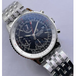 Navitimer Chronograph 41mm SS Case Black Dial Bracelet KOR Asia 7750