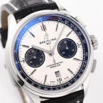 Premier B01 Chronograph 42mm SS White&Grey&Green&Blue Dials BLS A7750