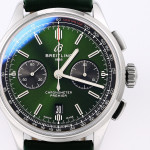 Premier B01 Chronograph 42mm SS White&Grey&Green&Blue Dials BLS A7750