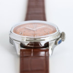 Premier B01 Chronograph 42mm SS Brown Number Dial Leather Strap BLS A7750