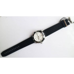 SuperOcean Heritage ii 42mm SS 1:1 Best Edition White Dial Black Bezel Black Rubber Strap A2824 OMF