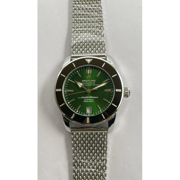 Superocean Heritage II 42mm SS Green Dial Bracelet OXF A2824