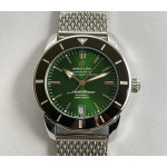 Superocean Heritage II 42mm SS Green Dial Bracelet OXF A2824