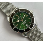 Superocean Heritage II 42mm SS Green Dial Bracelet OXF A2824