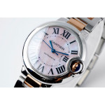 Ballon Bleu 33mm SS/RG 1:1 Best Edition MOP Dial SS Bracelet AF