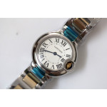 Balon Bleu Ladies 28mm SS/YG White Dial Bracelet Swiss Quartz