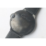 Ballon Bleu 42mm DLC 1:1 Best Edition Black Texture Dial Black Nylon Strap A2824