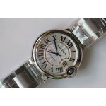 Balon Bleu Cartier 36mm SS White Dial Roman Bracelet Japan NH55