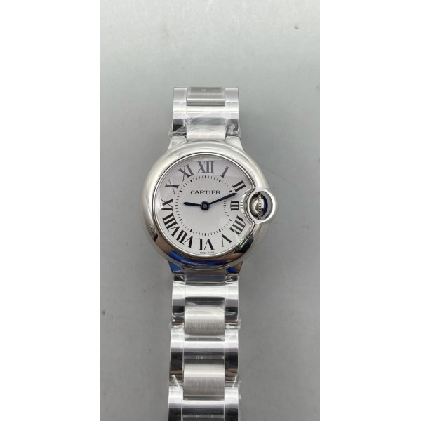 Balon Bleu Ladies 28mm SS White Dial Bracelet AF Swiss Quartz