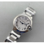 Balon Bleu Ladies 28mm SS White Dial Bracelet AF Swiss Quartz