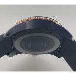 Calibre de Cartier RG/PVD Case Black Dial Rubber Strap Asian 1904