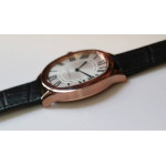 Drive De Cartier Extra-Flat RG White Dial Leather Japan Quartz