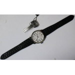 Ronde Solo de Cartier 42mm 1:1 Best Edition White Dial on Black Leather Strap MIYOTA 9015 ZF