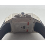 Santos 100 Chronograph SS Ultimate Edition On Black Leather Strap A7753