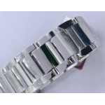 Cartier Tank Must Large SS/SS White Dial Bracelet F1F Swiss Qtz