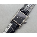 Tank Must SS Black Dial Leather Strap AF Swiss Quartz