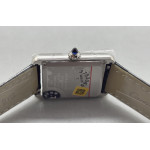 Tank Must SS Black Dial Leather Strap AF Swiss Quartz