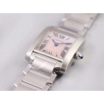 Tank Francaise Ladies 25mm SS 1:1 Best Edition MOP Dial on SS Bracelet Ronda Quartz 8848F