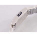 Tank Francaise Ladies 25mm SS 1:1 Best Edition White Dial on SS Bracelet Ronda Quartz 8848F