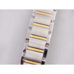 Tank Francaise Ladies 25mm SS/YG 1:1 Best Edition White Dial on SS Bracelet Ronda Quartz 8848F