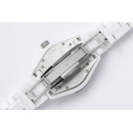 J12 38mm Ceramic White Dial Diamonds Marker Bracelet A2892