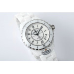 J12 38mm Ceramic White Dial Bracelet A2892