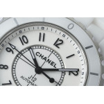 J12 38mm Ceramic White Dial Bracelet A2892