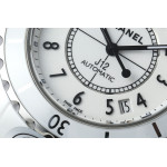 J12 38mm Ceramic White Dial Bracelet A2892