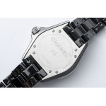 J12 38mm Ceramic Black Dial Diamonds Marker Bracelet A2892