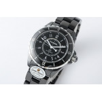 J12 38mm Ceramic Black Dial Bracelet A2892