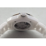J12 33mm White Ceramic 1:1 Best Edition White Dial Number Markers on Bracelet HTF A12.2