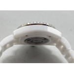 J12 33mm White Ceramic 1:1 Best Edition White Dial Number Markers on Bracelet HTF A12.2